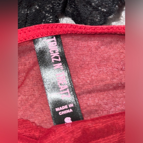 Dolls Kill Trickz and Treatz Halloween Costume Little Red Riding Hood Sexy S - Picture 6 of 7